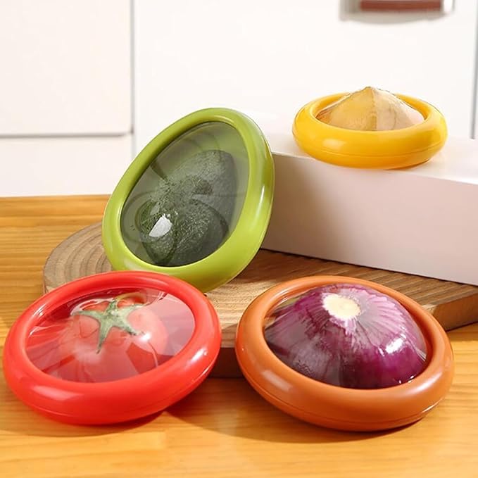 Airtight Food Storage Containers Set of 4 – BPA-Free Kitchen Organizer for Pantry & Fridge