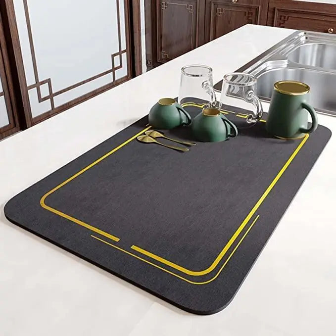 Quick-Drying Washable Kitchen Mat Pack of 2 – Lightweight Non-Slip Floor Mat for Kitchen & Bathroom